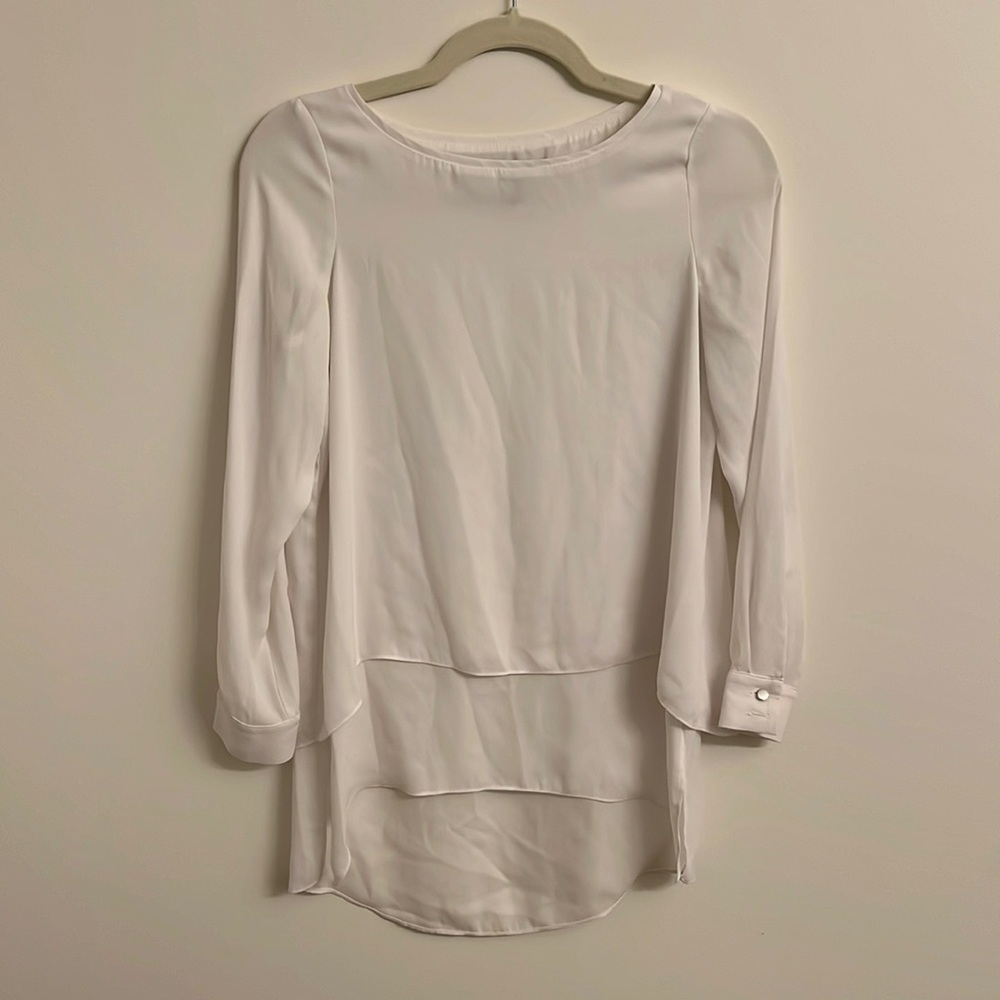 White House Black Market blouse size 0P